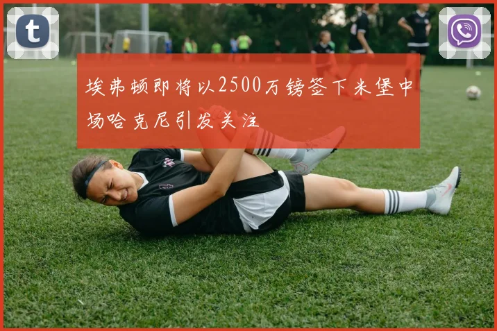埃弗顿即将以2500万镑签下米堡中场哈克尼引发关注
